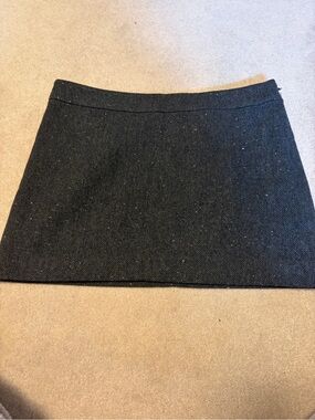 Talula Black Speckled Tweed Mini Skirt